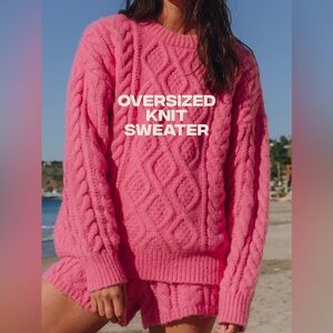 Daily Drills Pink Sweater